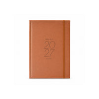 2027 A5 Weekly Diary - TAN