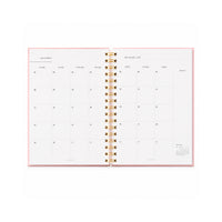 2027 A5 Weekly Spiral Diary - PINK EUCALYPTUS