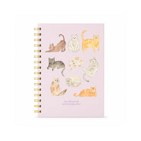 2027 A5 Weekly Spiral Diary - MEOW