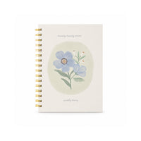 2027 A5 Weekly Spiral Diary - VINTAGE FLORAL