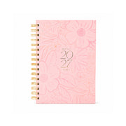 2027 A5 Weekly Spiral Diary - WATERCOLOUR BOUQUET
