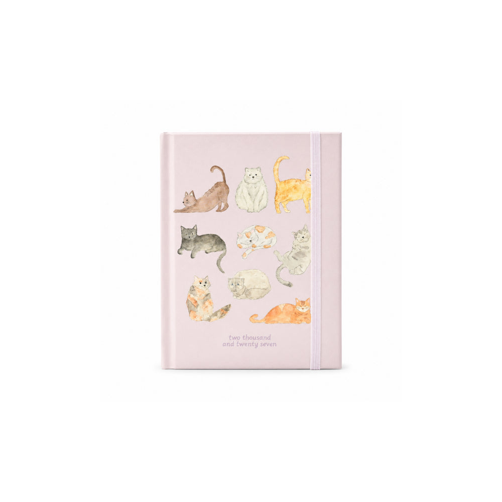 2027 A6 Weekly Diary - MEOW
