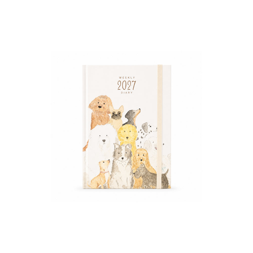 2027 A6 Weekly Diary - POOCH