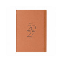 2027 A4 Daily Diary - TAN