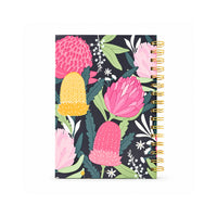 2027 A5 Weekly Spiral Diary with Pens - LAGOON