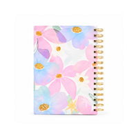 2027 A5 Weekly Spiral Diary with Pens - PAINTED BLOOMS