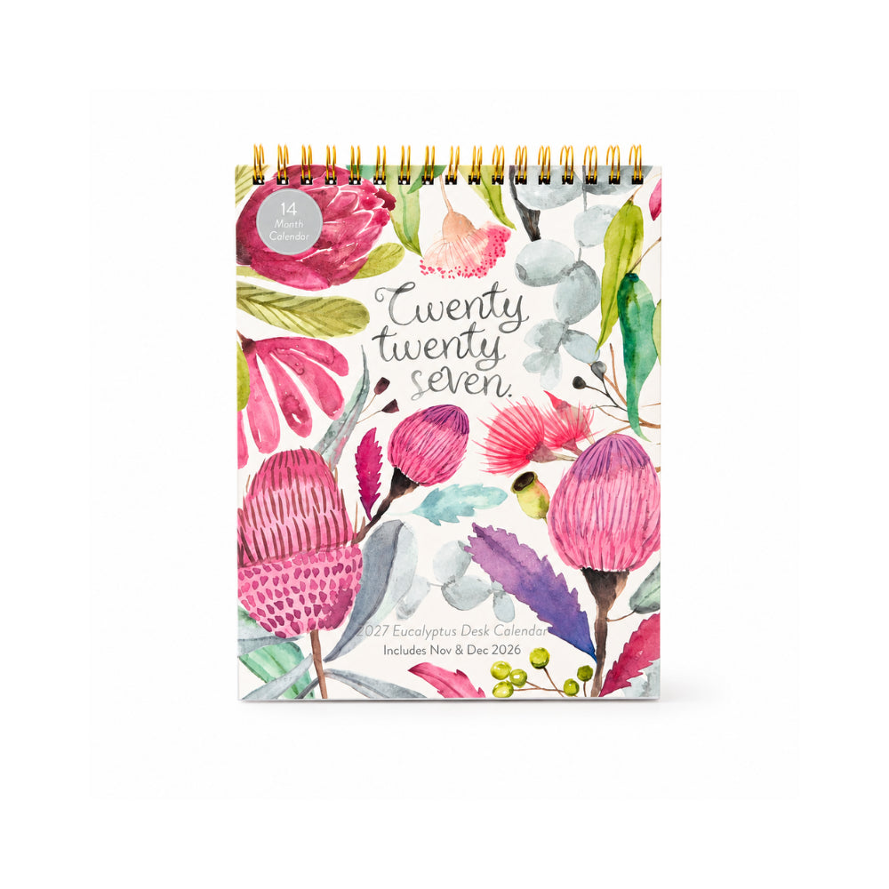2027 Desk Calendar - EUCALYPTUS