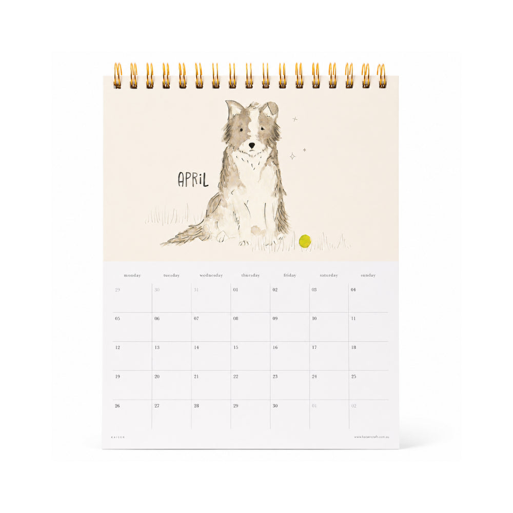 2027 Desk Calendar - POOCH
