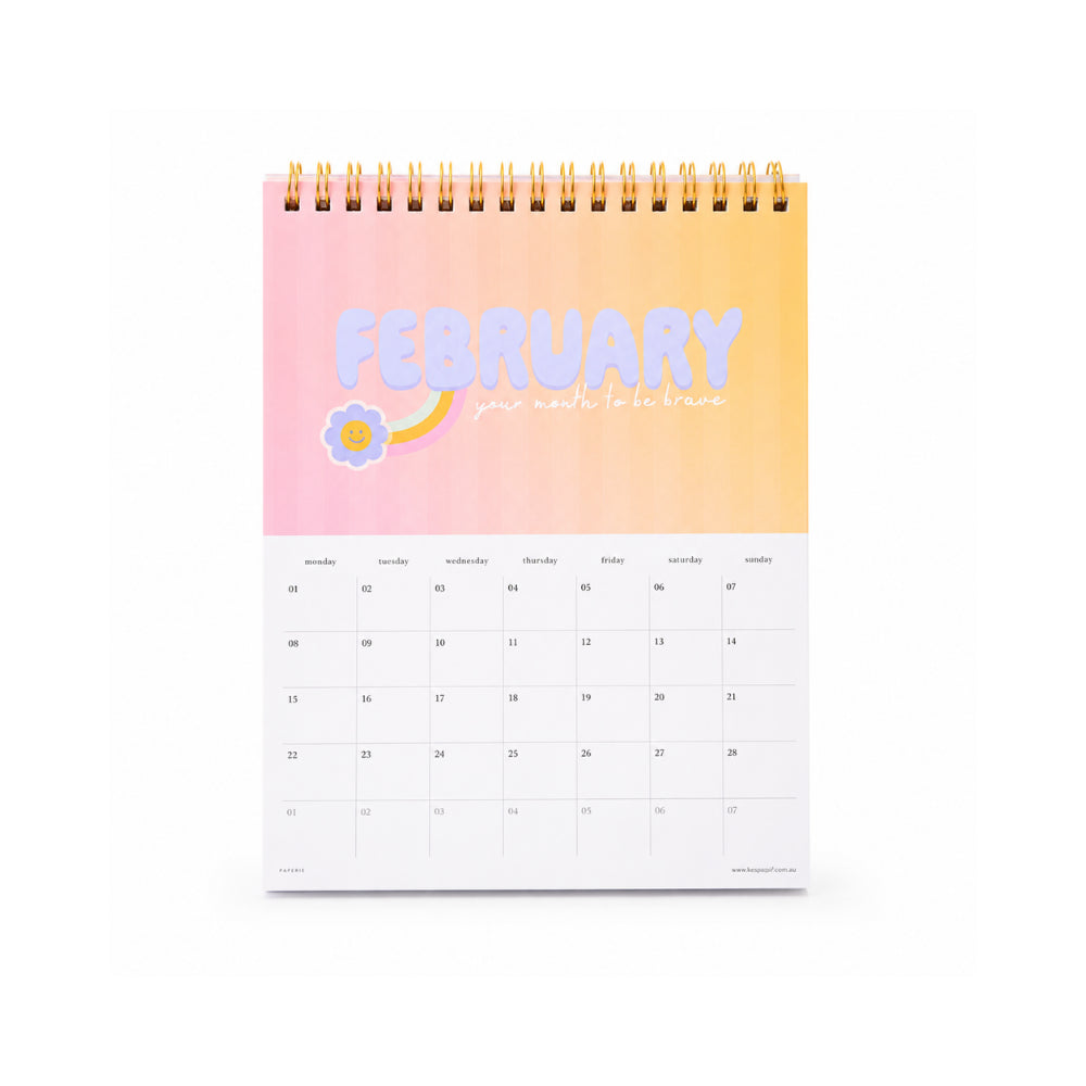 2027 Desk Calendar - SHERBERT