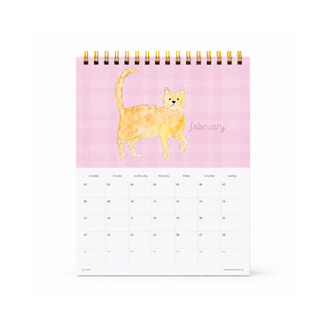 2027 Desk Calendar - MEOW