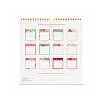 2027 Square Spiral Calendar - EUCALYPTUS