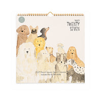 2027 Square Spiral Calendar - POOCH