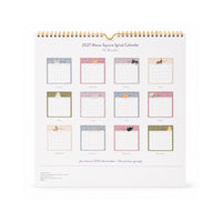 2027 Square Spiral Calendar - MEOW