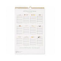 2027 Family Calendar - POOCH