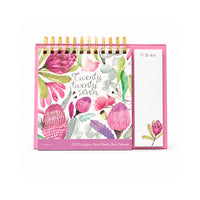 2027 Spiral Weekly Desk Planner- EUCALYPTUS