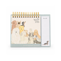 2027 Spiral Weekly Desk Planner- POOCH