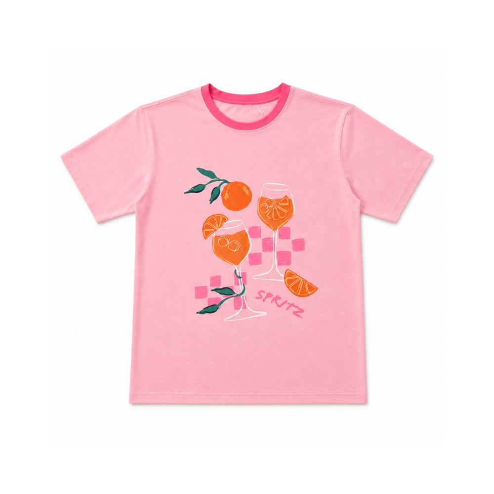 K&Co. Sunset Spritz Series Cotton T-Shirt - SPRITZ