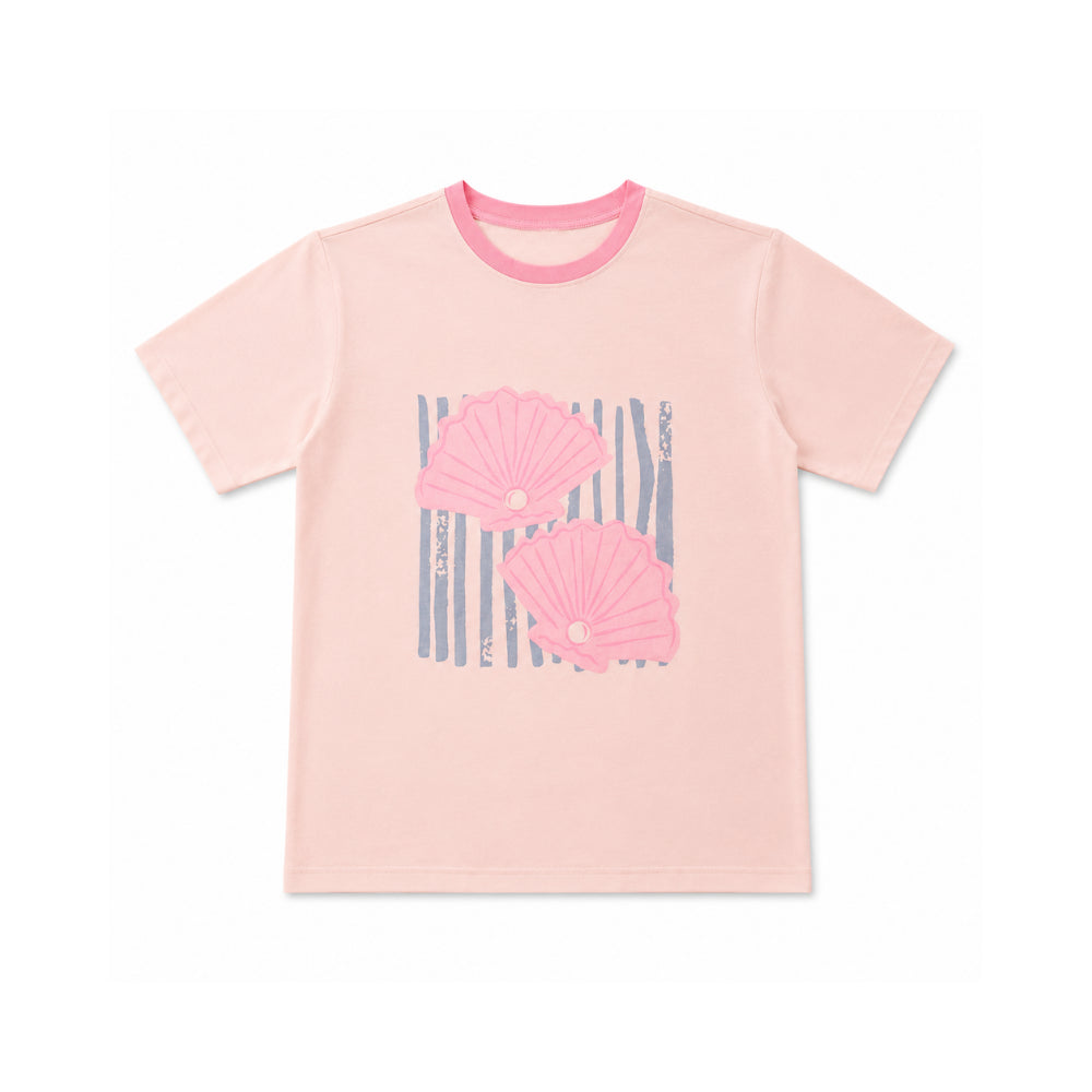 K&Co. Sunset Spritz Series Cotton T-Shirt - SHELL