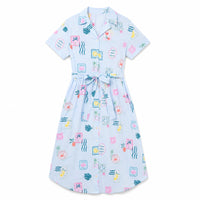 K&Co. Sunset Spritz Series Cotton Shirt Dress - VACATION