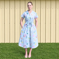 K&Co. Sunset Spritz Series Cotton Shirt Dress - VACATION