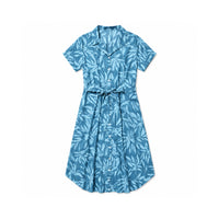 K&Co. Sunset Spritz Series Cotton Shirt Dress - FERN