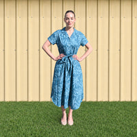 K&Co. Sunset Spritz Series Cotton Shirt Dress - FERN