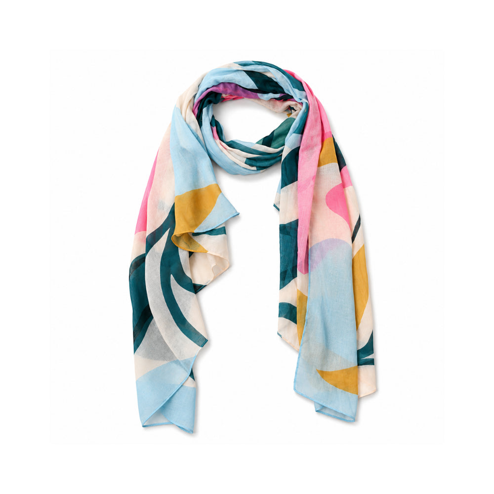 K&Co. Sunset Spritz Series Summer Scarf - FLOWER POP