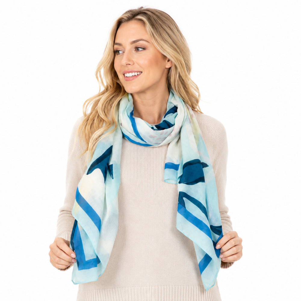 K&Co. Sunset Spritz Series Summer Scarf - LEMON