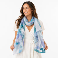 K&Co. Sunset Spritz Series Summer Scarf - RELAX WATERCOLOUR