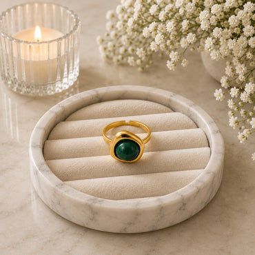 K&Co. Sunset Spritz Series Stone Ring - EMERALD