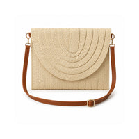 K&Co. Sunset Spritz Series Straw Clutch Bag - LIGHT