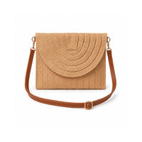 K&Co. Sunset Spritz Series Straw Clutch Bag - NATURAL