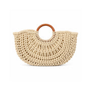 K&Co. Sunset Spritz Series Handle Rope Market Bag - LIGHT