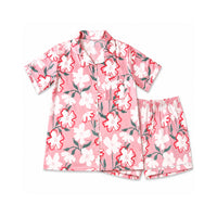 K&Co. Sunset Spritz Series Satin Pyjama Set - PINK FLOWER