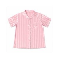 K&Co. Sunset Spritz Series Satin Pyjama Set - PINK STRIPE