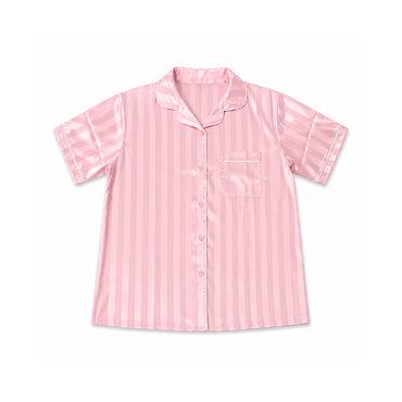 K&Co. Sunset Spritz Series Satin Pyjama Set - PINK STRIPE
