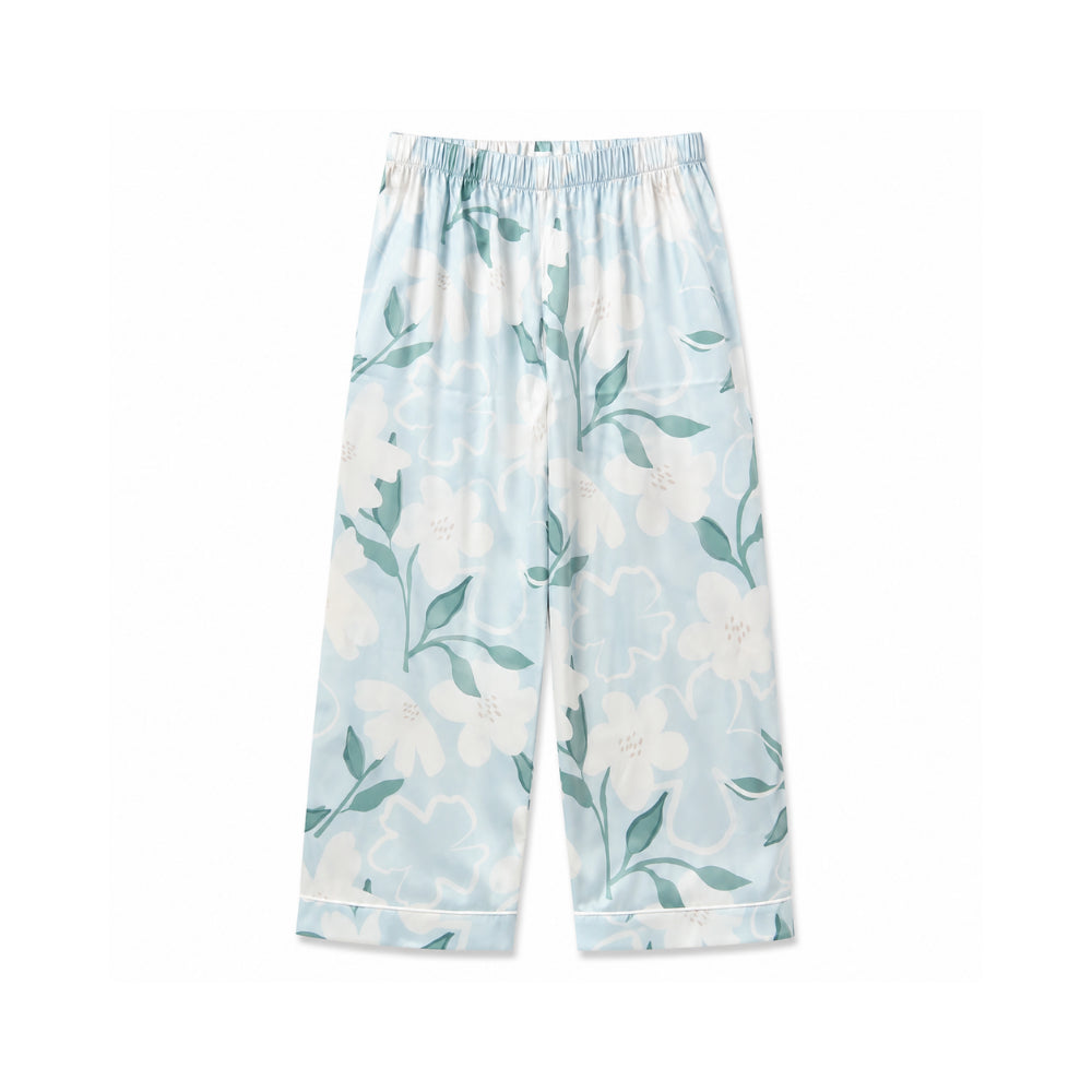 K&Co. Sunset Spritz Series Long Satin Pyjama Set - TROPICANA FLOWER