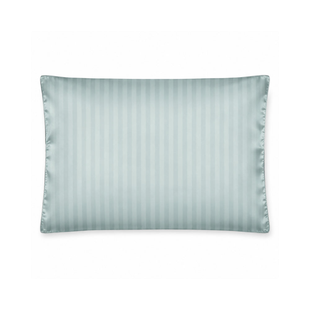 K&Co. Sunset Spritz Series Satin Pillow Case - SAGE STRIPE