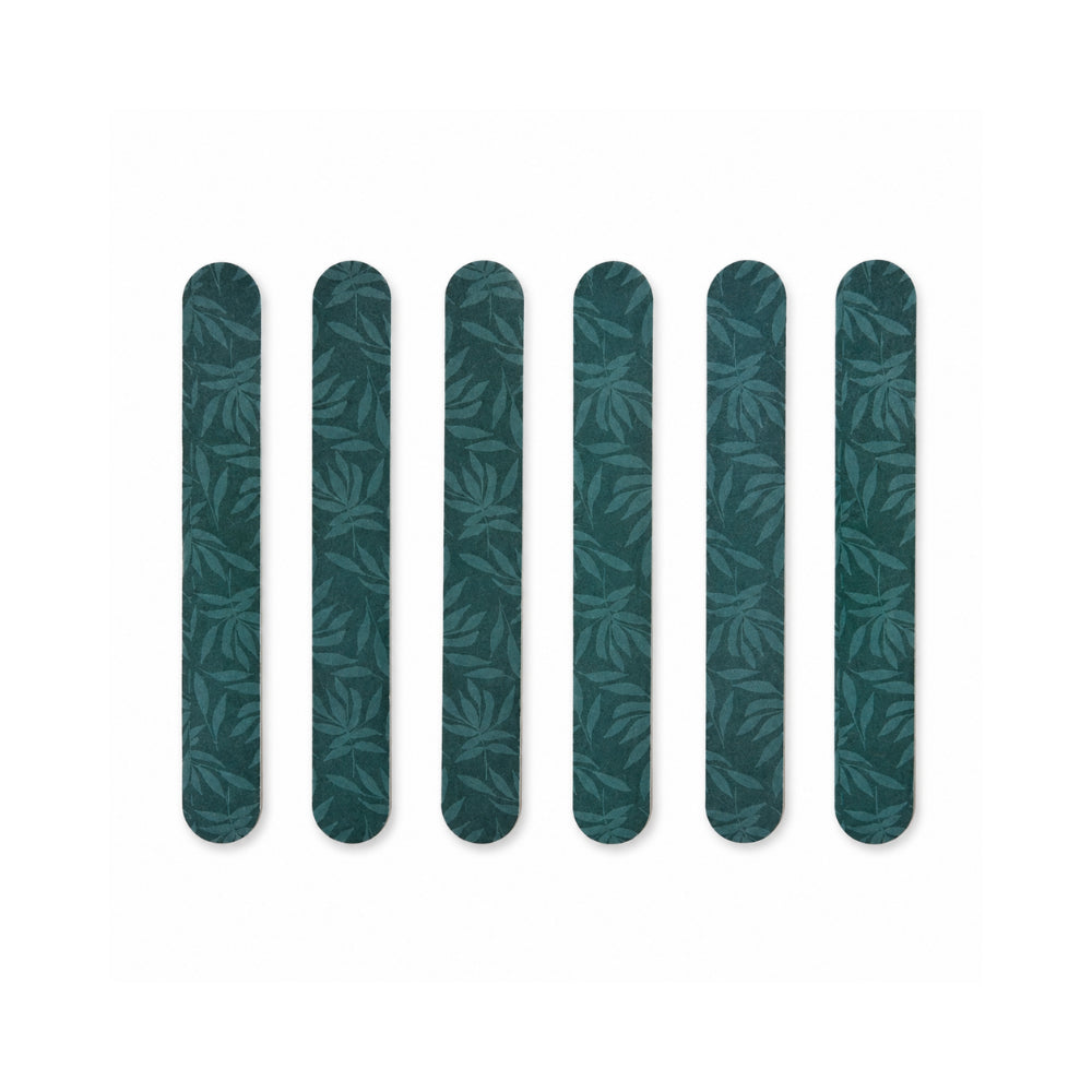 K&Co. Sunset Spritz Series Printed Nail Files 6pk - FERN