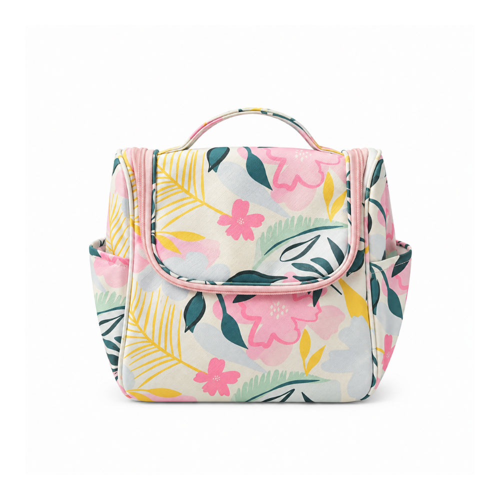 K&Co. Sunset Spritz Series Travel Toiletry Bag - FLOWER POP