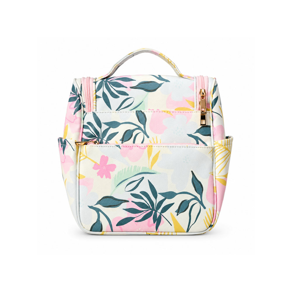 K&Co. Sunset Spritz Series Travel Toiletry Bag - FLOWER POP