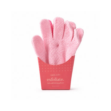 Candy Series Body Exfoliating Gloves 2 Pack - PINK