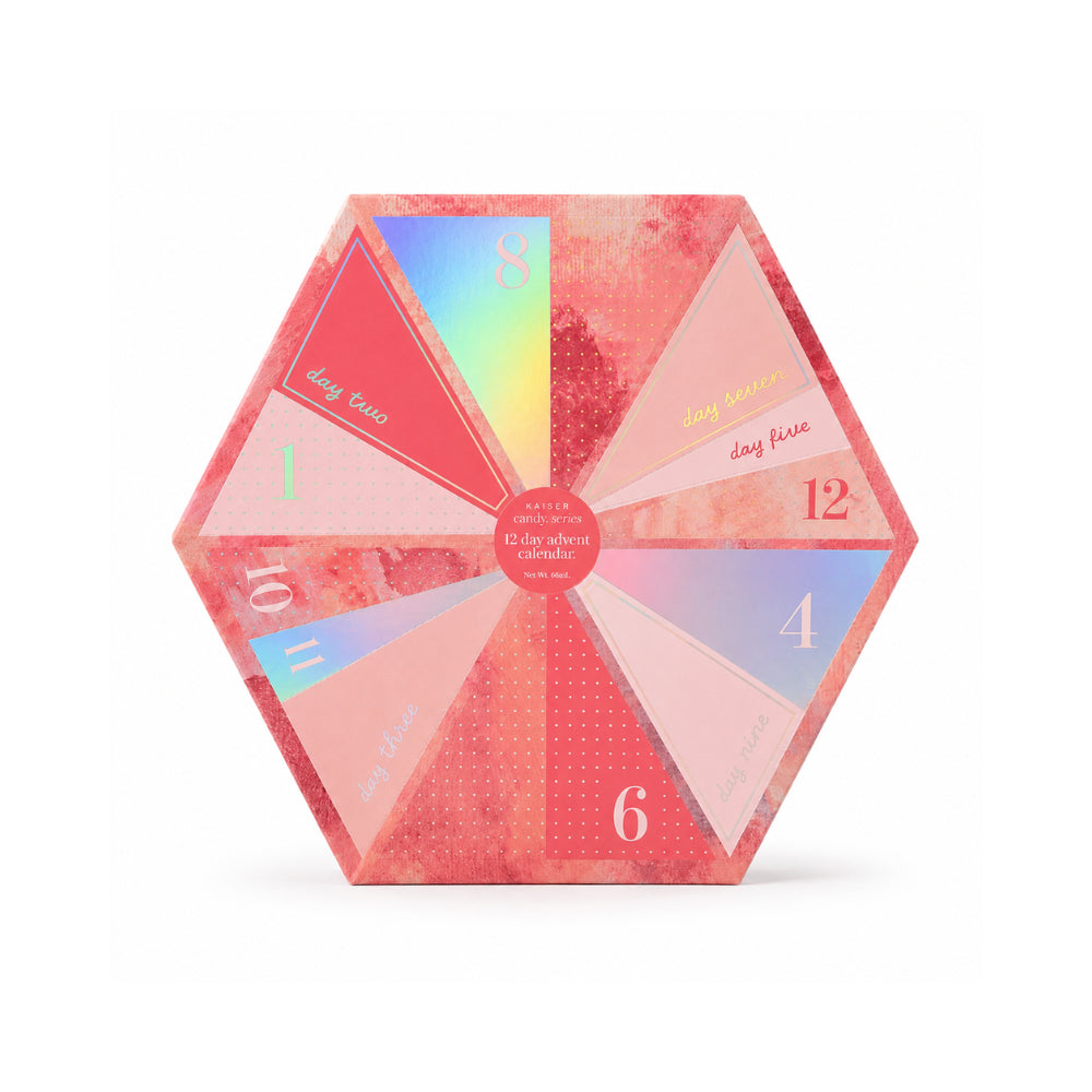 Candy Series Christmas Hair & Lips Beauty Advent Calendar 12 Days - SUGAR PETAL