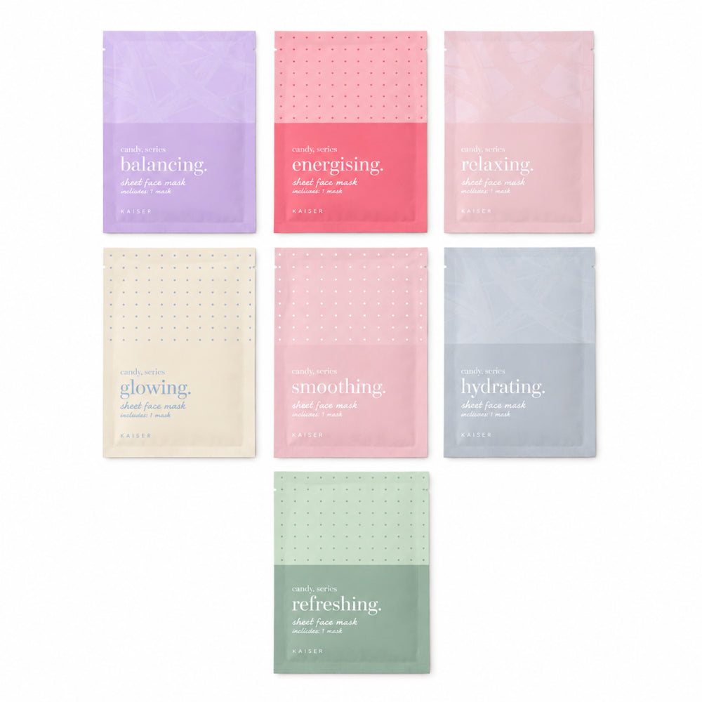 Candy Series Christmas Face Mask Kit Gift Set 7 Piece