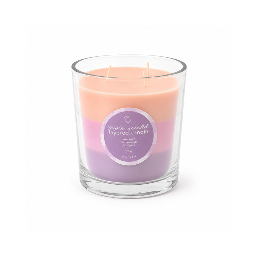 Sweethearts Series Christmas Triple Scented Candle 700g - BUBBLY
