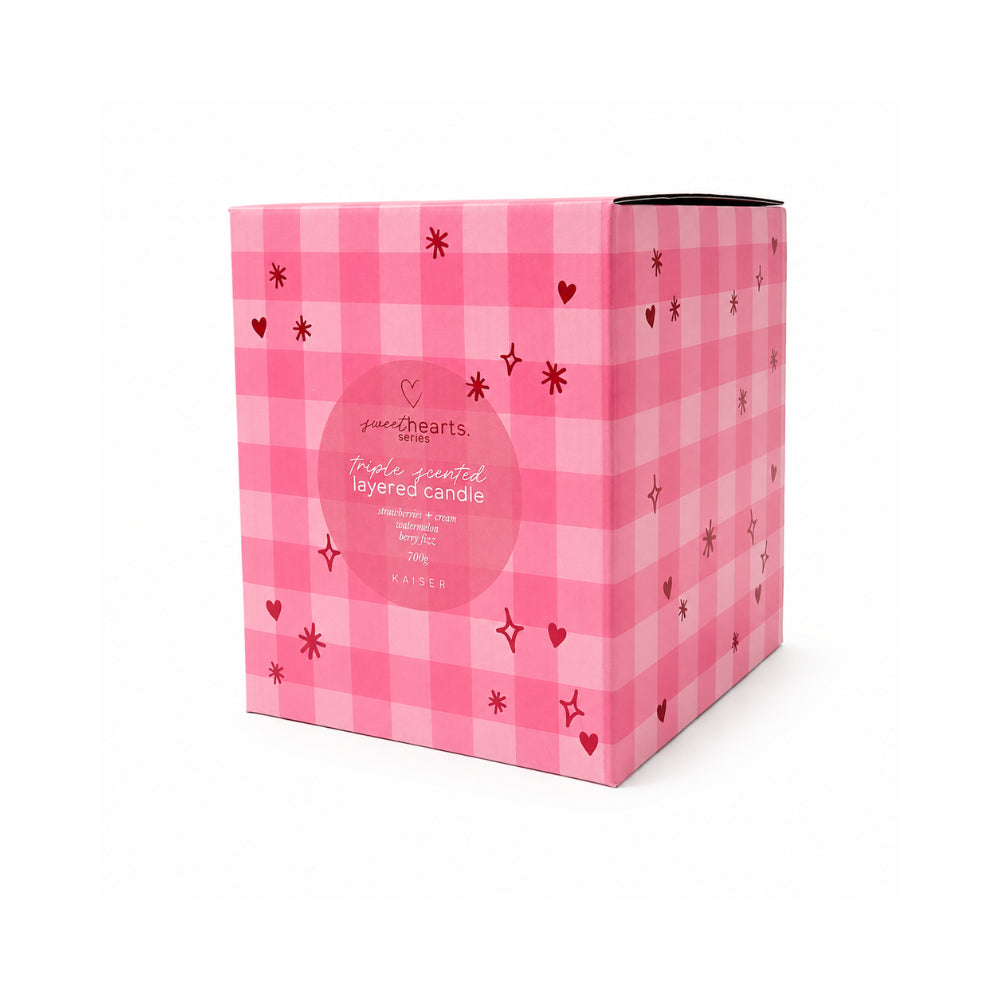 Sweethearts Series Christmas Triple Scented Candle 700g - FRUITY