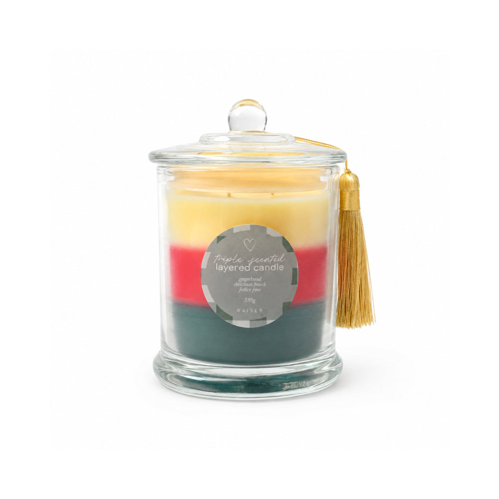Sweethearts Series Christmas Triple Scented Candle 380g - MERRY & BRIGHT