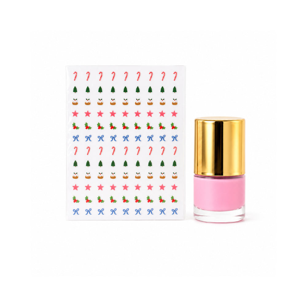Sunnie Series Christmas Nail Polish & Sticker Gift Set - HO HO