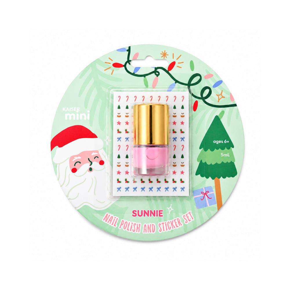 Sunnie Series Christmas Nail Polish & Sticker Gift Set - HO HO