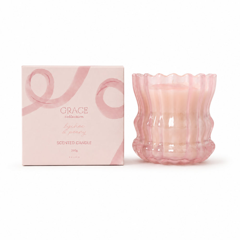 Grace Collection 260g Glass Candle - LYCHEE & PEONY